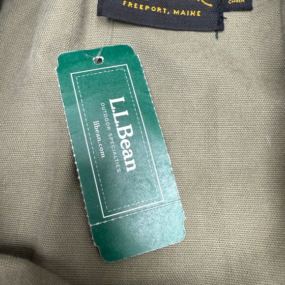 NWT Women's‎ L.L.BEAN Guide Skirt Midi Front Zip Green | Size 4R - Picture 6 of 8